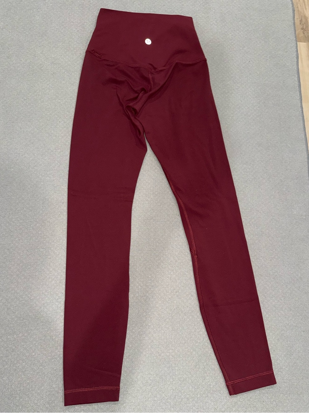 Lululemon- High-Waist Burgundy Leggings